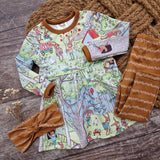 Leggings | Streifi Karamell
