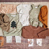 Oversize Pullover - Tanne