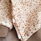 Oversize Sweater - Waffel Blumen