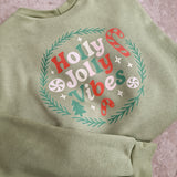 Oversize Sweater Kinder - Jolly Holly Vibes