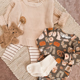 Chunky Knit Sweater | Creme