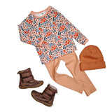 Leggings | Breitrib Jersey Coral