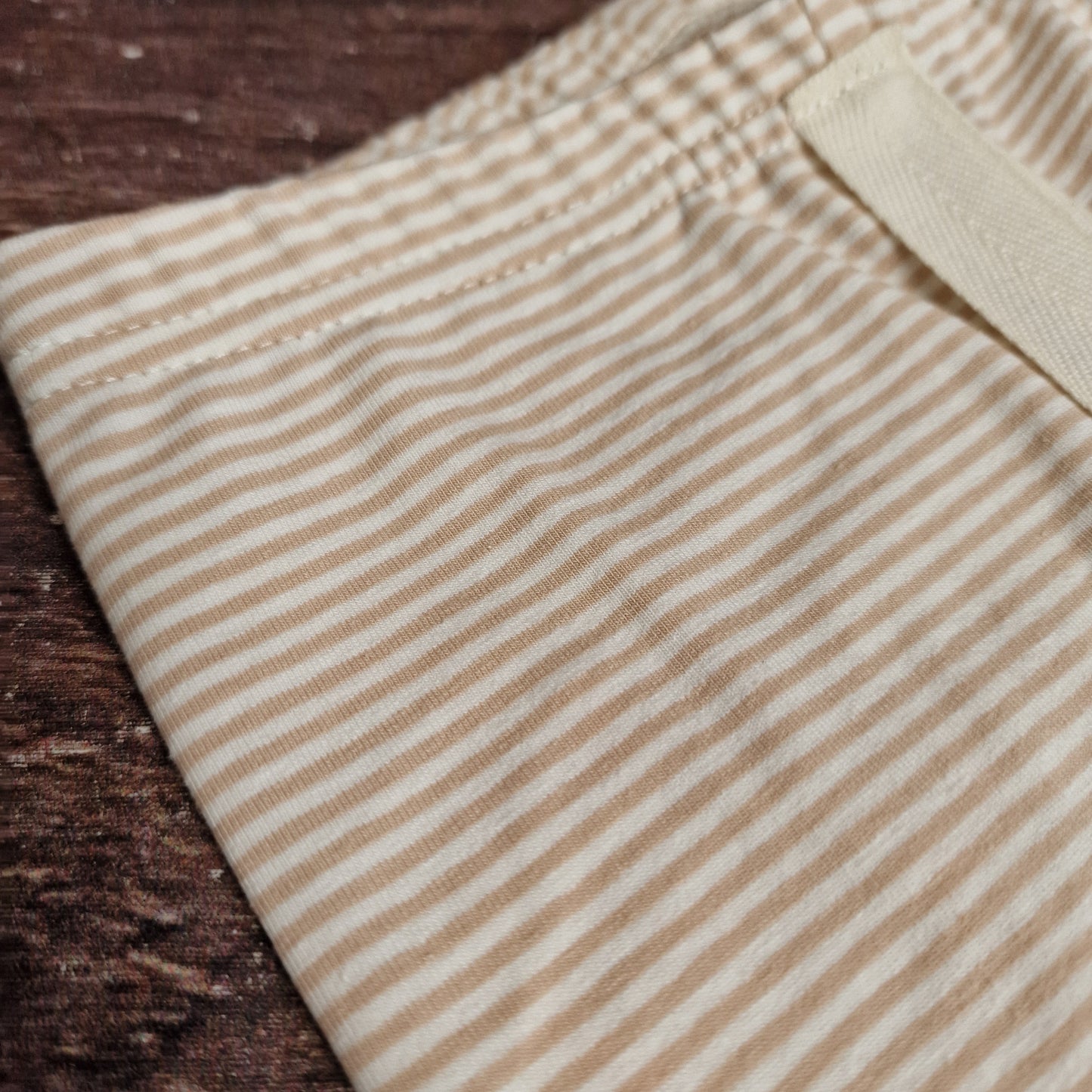 Leggings - Ringel Hellbeige