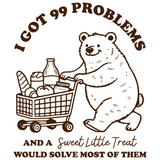 Bügelbild | 99 Problems XXL