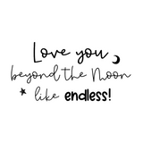Bügelbild | Love you
