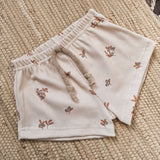 Kurze Hose | Rib Jersey Blaubeere