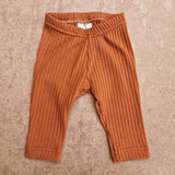 Leggings | Breitrib Ziegelrot