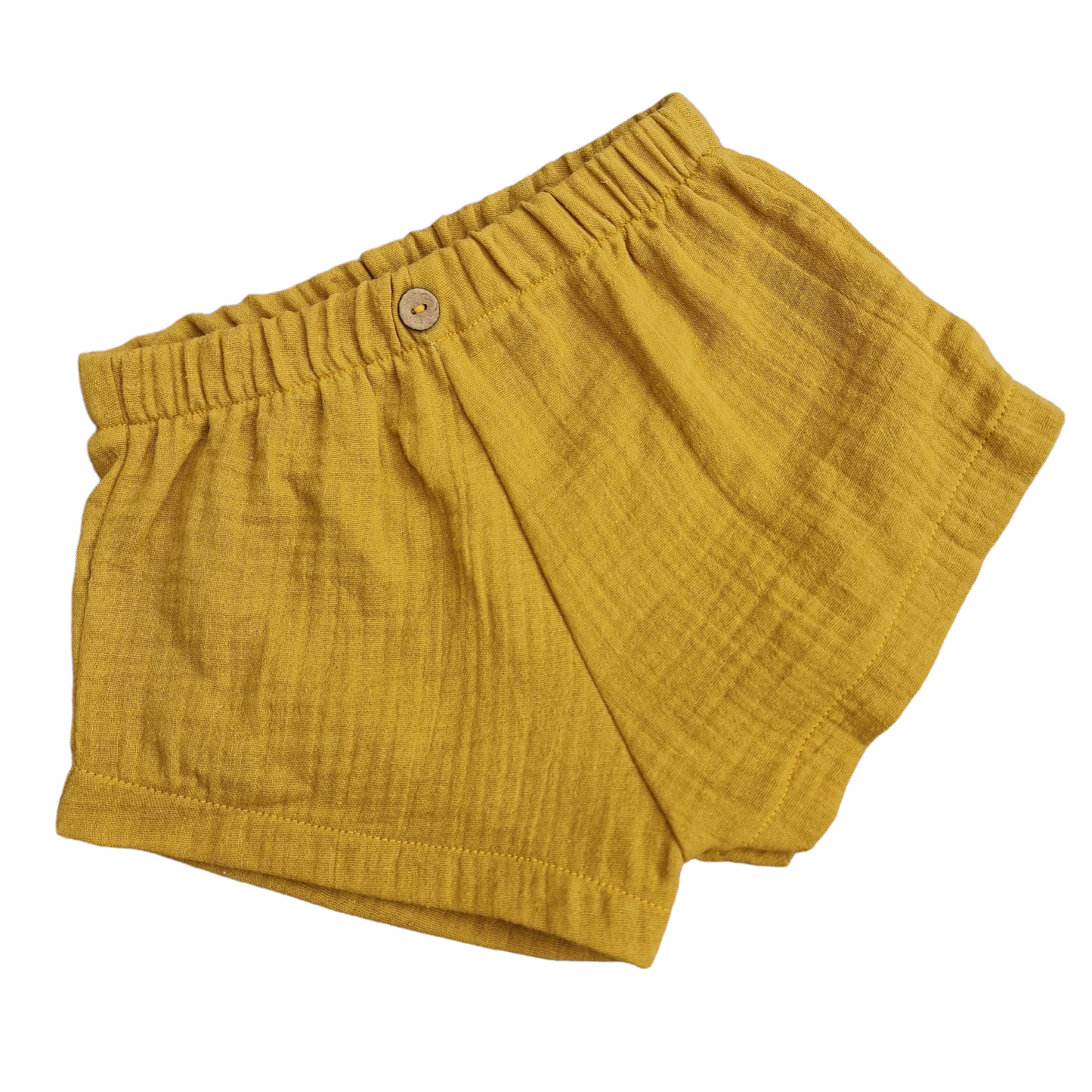 Shorts - Musselin Senf