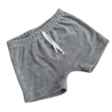 Kurze Hose | Frottee Grau