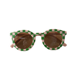 Sonnenbrille | Grün/Rosé gemustert