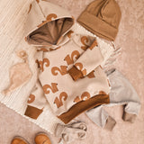 Harempants | Ringel Taupe