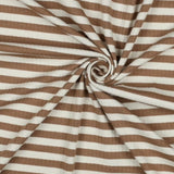 Rib Jersey | Zimt/Creme