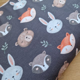 Eigenproduktion French Terry | Waldtiere