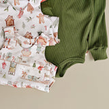 Body Rib Jersey | Breitrib Tannengrün