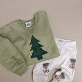 Oversize Sweater Kinder - Tanne