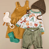 Dreesibukse - Cord Mint