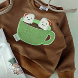 Oversizesweater Gr.68, Marshmallow