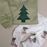 Oversize Sweater Kinder - Tanne